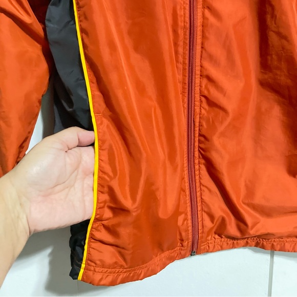 UNDER ARMOUR Windbreaker Jacket Orange Gray Yellow Gold Kids Youth Large - Picture 13 of 16
